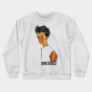 Egon Schiele Self-Portrait Crewneck Sweatshirt